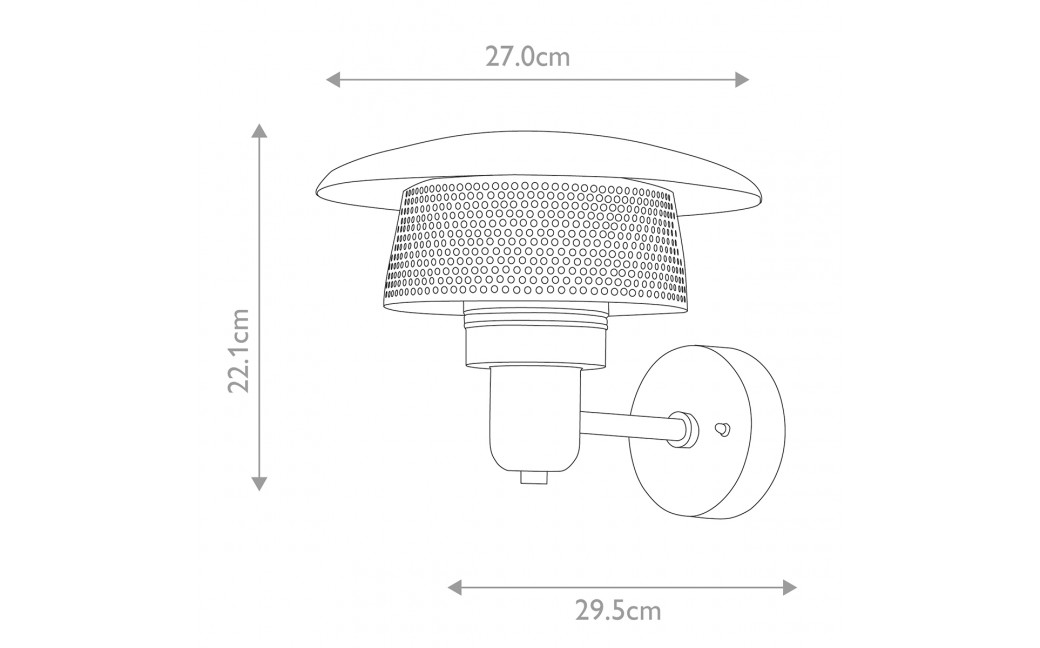 Elstead Lighting Latarnia naścienna Saturne - 1 źródło światła IP44 SATURNE