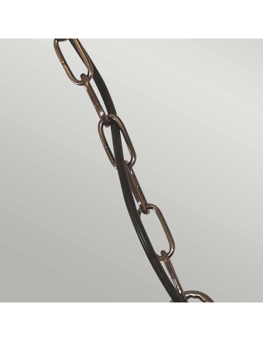 Elstead Lighting Sheldon pendant lantern - 1 light source - Aged brass IP44 SHELDON-CH-BR - product 2