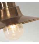 Outdoor pendant lamps - Elstead Lighting Sheldon pendant lantern - 1 light source - Aged brass IP44 SHELDON-CH-BR - product 4