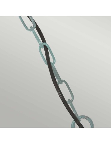 Elstead Lighting Latarnia wisząca Sheldon - 1 źródło światła - Grynszpan IP44 SHELDON-CH-V - produkt 2