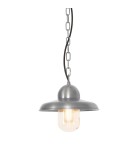 Outdoor pendant lamps - Elstead Lighting Somerton pendant lantern - 1 light source - Antique nickel IP44 SOMERTON-CH-AN - product 1