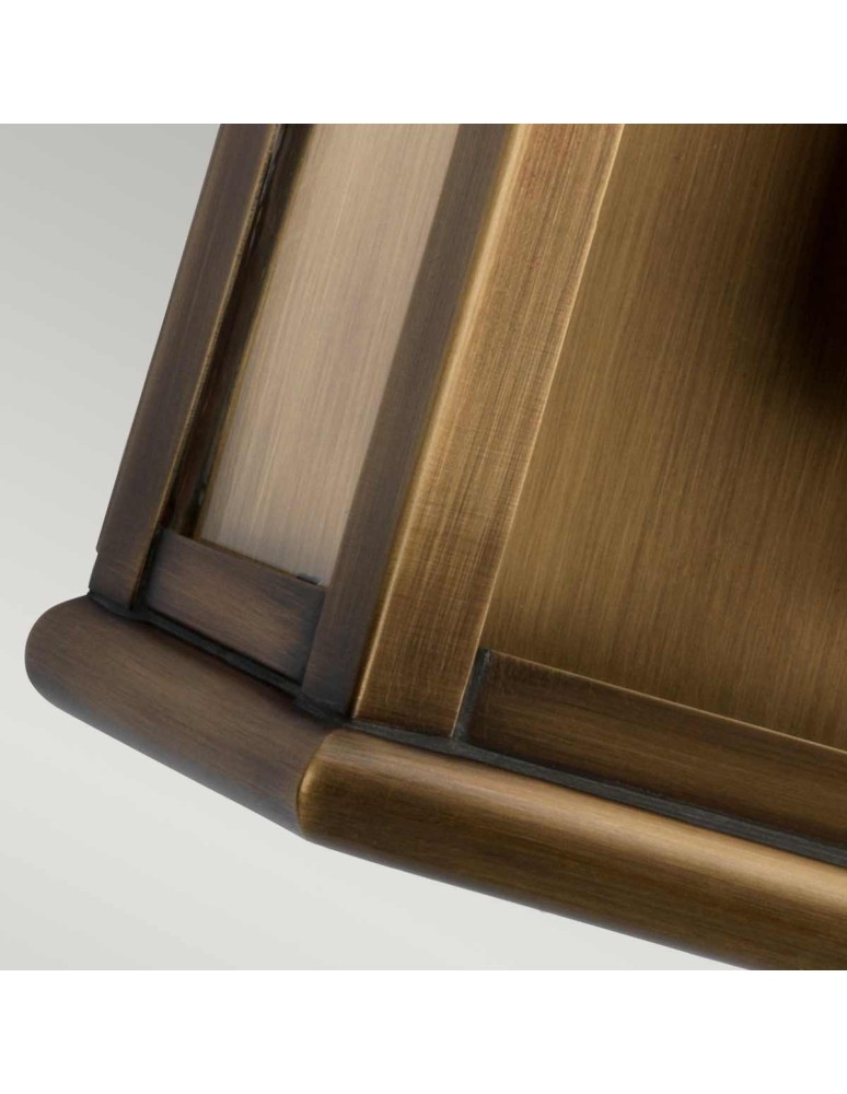 Outdoor wall lamps - Elstead Lighting St Pauls wall lantern - 1 light source IP44 ST-PAULS-BRASS - product kolory-swiatla.pl 4