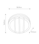 Lamps for path lighting - Elstead Lighting Sven wall lantern / Pendant lantern - 1 light source IP54 SVEN-1R - product 5