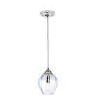 Pendant lamps - Elstead Lighting Tiber pendant lamp - 1 light source TIBER-P-CLEAR - product 1