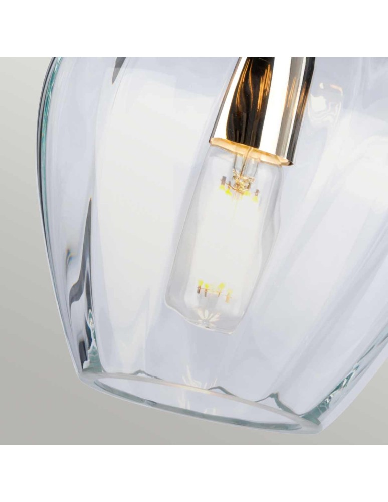 Pendant lamps - Elstead Lighting Tiber pendant lamp - 1 light source TIBER-P-CLEAR - product kolory-swiatla.pl 3