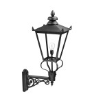 Outdoor wall lamps - Elstead Lighting Wilmslow wall lantern - 1 light source IP23 WSLB1-BLACK - product 1