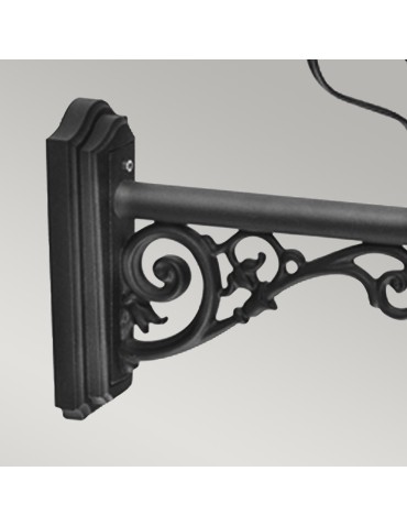 Elstead Lighting Latarnia naścienna Wilmslow - 1 źródło światła IP23 WSLB1-BLACK - produkt 2