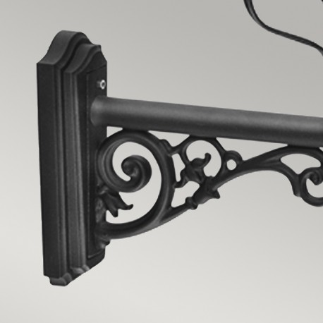 Elstead Lighting Latarnia naścienna Wilmslow - 1 źródło światła IP23 WSLB1-BLACK