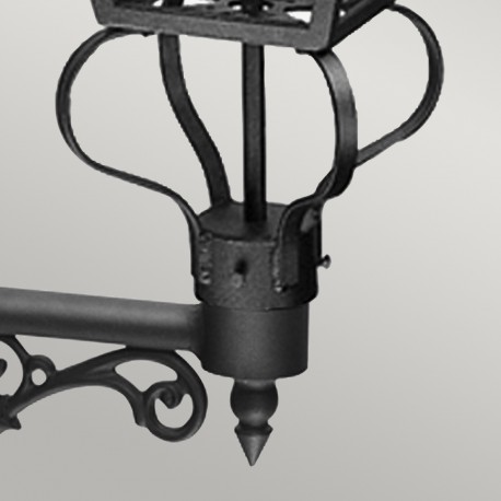 Elstead Lighting Latarnia naścienna Wilmslow - 1 źródło światła IP23 WSLB1-BLACK