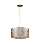 Pendant lamps - Elstead Lighting Ziggy medium pendant lamp - 2 light sources - Lacquered gold ZIGGY-2P-M-LG - product 2