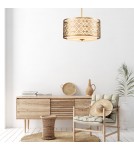 Pendant lamps - Elstead Lighting Ziggy medium pendant lamp - 2 light sources - Lacquered silver ZIGGY-2P-M-LS - product 2