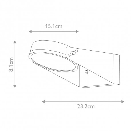 Elstead Lighting Latarnia naścienna LED Zola IP44 ZOLA