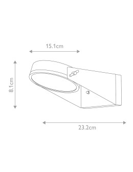 Elstead Lighting Latarnia naścienna LED Zola IP44 ZOLA - produkt 2