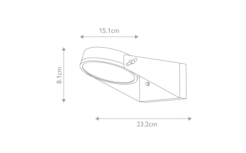 Elstead Lighting Latarnia naścienna LED Zola IP44 ZOLA