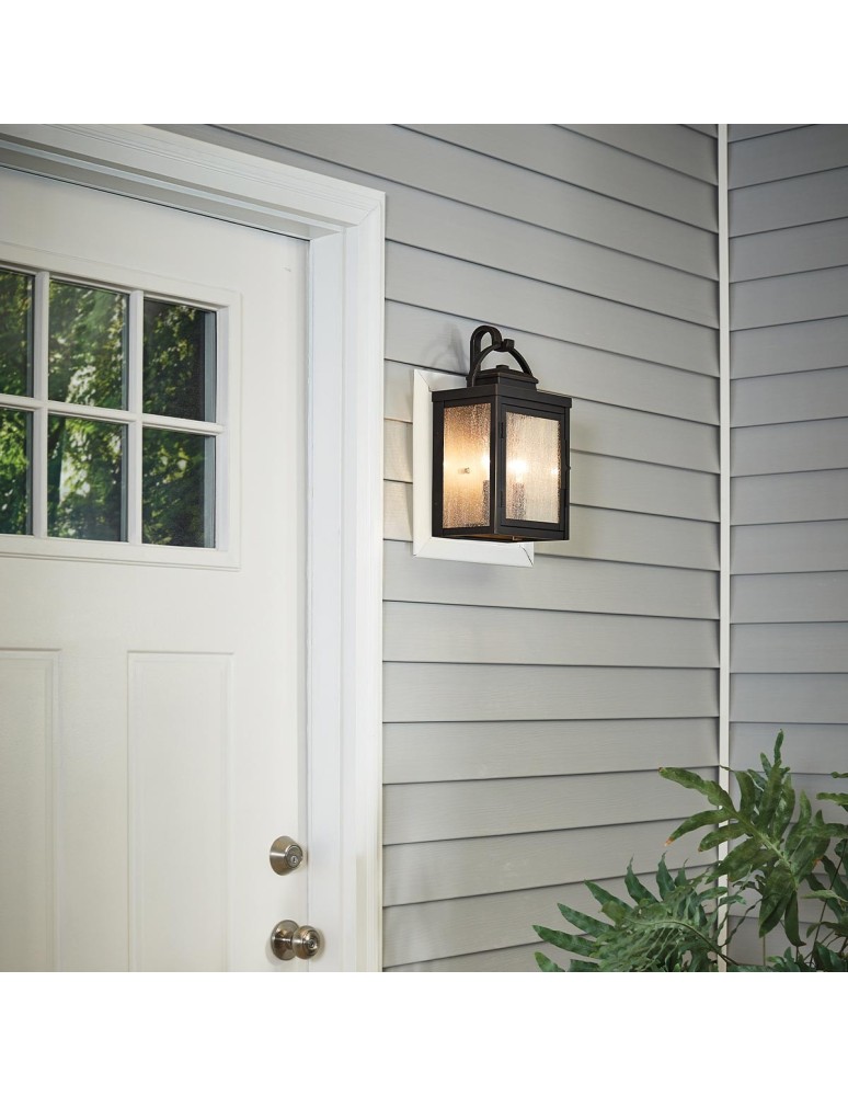 Outdoor wall lamps - Elstead Lighting Carlson medium wall lantern - 2 world sources IP44 KL-CARLSON-M-RZ - product kolory-swiatla.pl 2