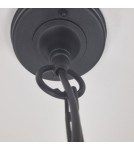 Outdoor pendant lamps - Elstead Lighting Chapel Mini small pendant lantern - 1 light source IP44 CPM9-BLACK - product 3