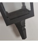 Outdoor pendant lamps - Elstead Lighting Chapel Mini small pendant lantern - 1 light source IP44 CPM9-BLACK - product 5