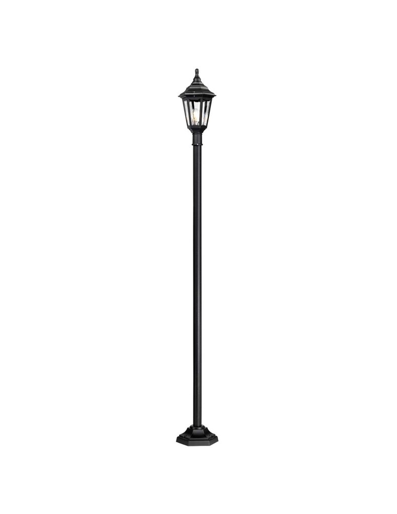 Outdoor lanterns - Elstead Lighting Kinsale pedestal lantern - 1 light source IP44 KINSALE-POST - product kolory-swiatla.pl 1