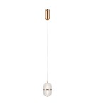 Single pendant lamps - ITALUX Alani Pendant 1xLED 6W 3000K Gold PND-34375-1-HBR - product 1