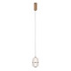 ITALUX Alani Wisząca 1xLED 6W 3000K Złoty PND-34375-1-HBR