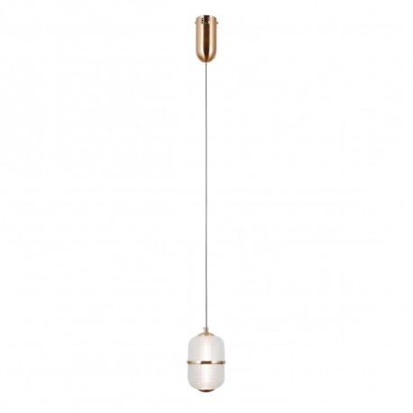 ITALUX Alani Wisząca 1xLED 6W 3000K Złoty PND-34375-1-HBR