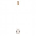 ITALUX Alani Wisząca 1xLED 6W 3000K Złoty PND-34375-1-HBR