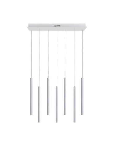 ITALUX Valdes Pendant 7xLED 35W from 3000K to 6000K White PND-22302-7-WH.
