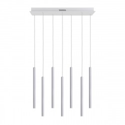 ITALUX Valdes Wisząca 7xLED 35W od 3000K do 6000K Biały PND-22302-7-WH