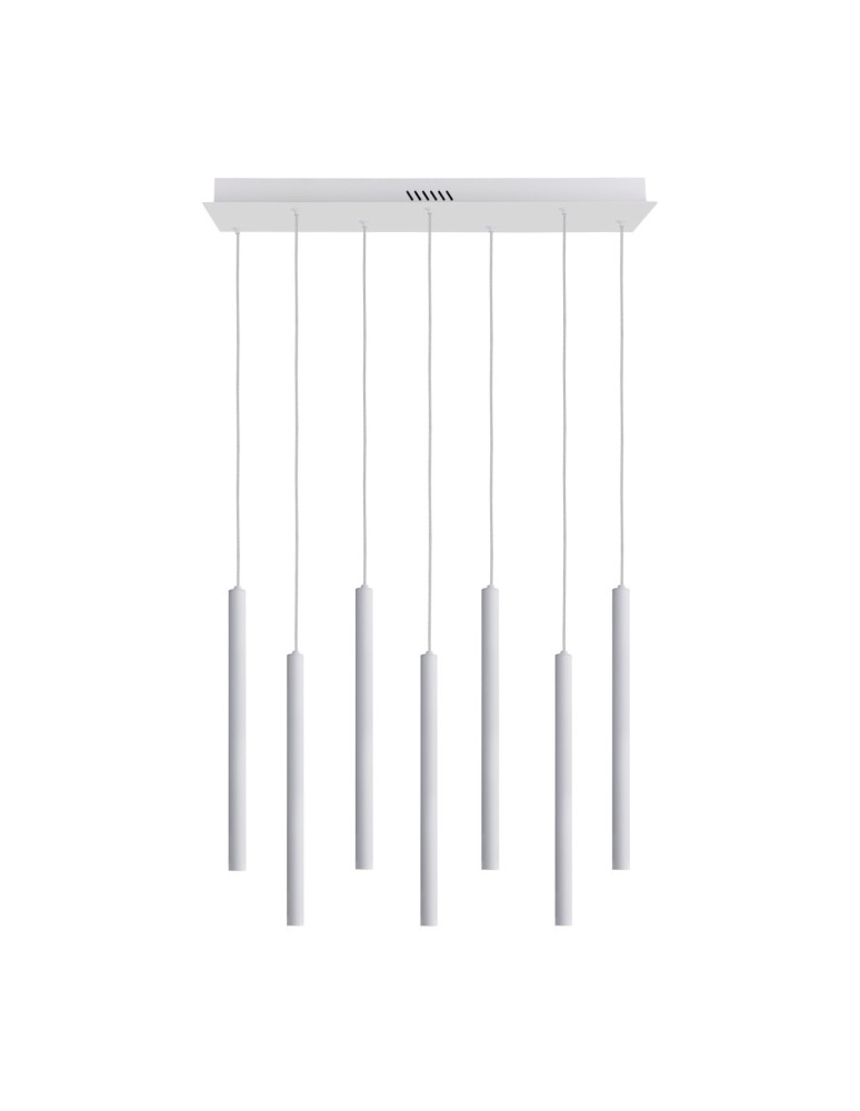Pendant tube lamps - ITALUX Valdes Pendant 7xLED 35W from 3000K to 6000K White PND-22302-7-WH. - product kolory-swiatla.pl 1