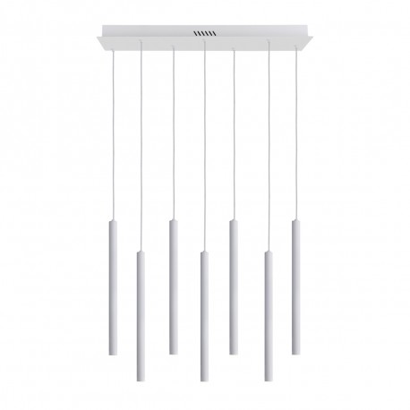 ITALUX Valdes Wisząca 7xLED 35W od 3000K do 6000K Biały PND-22302-7-WH
