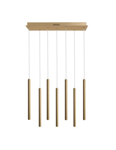 ITALUX Valdes Pendant 7xLED 35W from 3000K to 6000K Gold PND-22302-7-GD