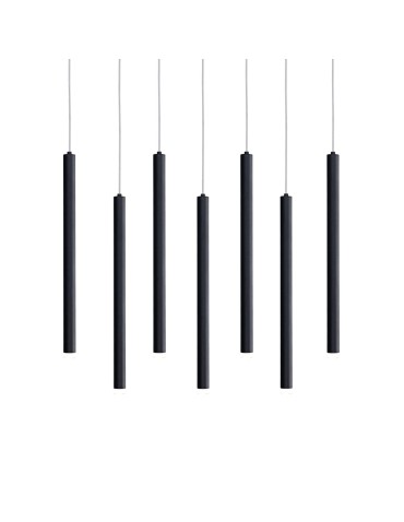 ITALUX Valdes Pendant 7xLED 35W from 3000K to 6000K Black PND-22302-7-BK - product 2