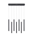 Pendant tube lamps - ITALUX Valdes Pendant 7xLED 35W from 3000K to 6000K Black PND-22302-7-BK - product 1