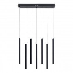 ITALUX Valdes Wisząca 7xLED 35W od 3000K do 6000K Czarny PND-22302-7-BK