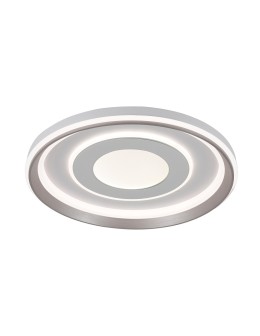 ITALUX Simni 55W LED Pendant from 3000K to 6000K White CLN-54130-WH-GD.