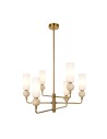 ITALUX Santos Pendant Chandelier G9 40W Brass PND-95331-6-BRSS