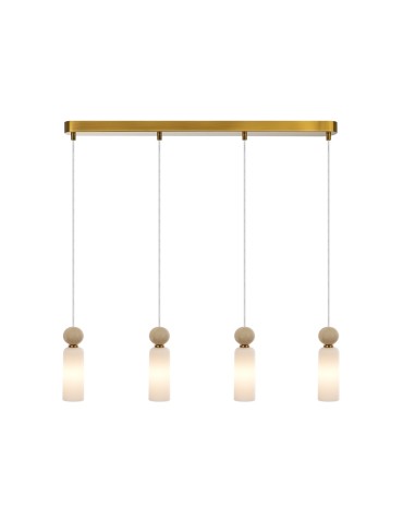 ITALUX Santos Pendant G9 40W Brass PND-95331-4-BRSS