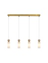 ITALUX Santos Pendant G9 40W Brass PND-95331-4-BRSS