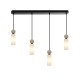 ITALUX Santos Wisząca G9 40W Czarny mat PND-95331-4-BK