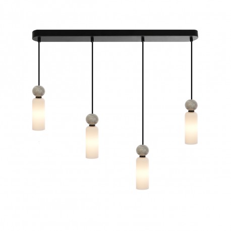ITALUX Santos Wisząca G9 40W Czarny mat PND-95331-4-BK