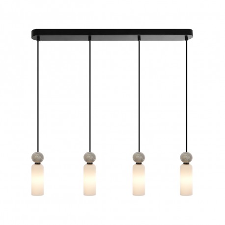 ITALUX Santos Wisząca G9 40W Czarny mat PND-95331-4-BK
