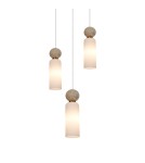 Triple pendant lamps - ITALUX Santos Pendant G9 40W Brass PND-95331-3-BRSS - product 2