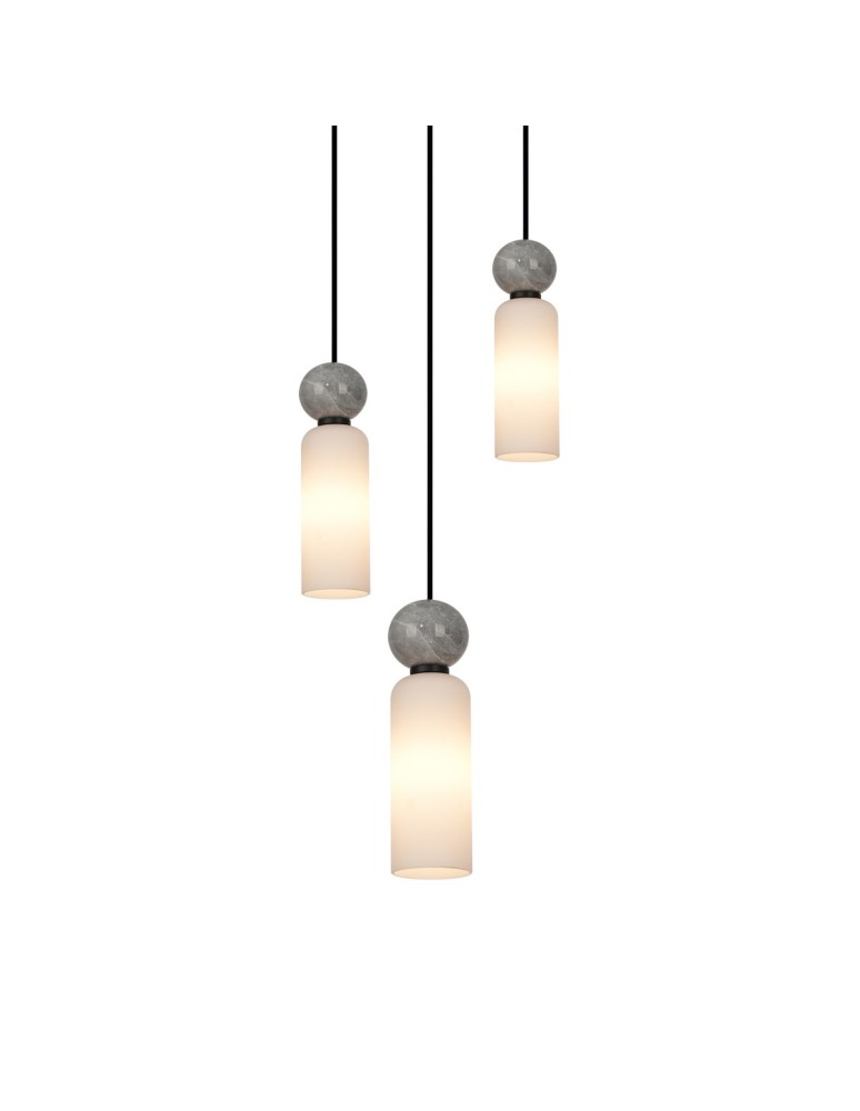 Triple pendant lamps - ITALUX Santos Pendant G9 40W Matte Black PND-95331-3-BK - product kolory-swiatla.pl 2