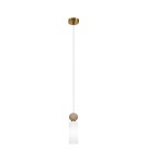 Single pendant lamps - ITALUX Santos Pendant G9 40W Brass PND-95331-1-BRSS - product 3