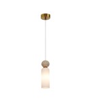 Single pendant lamps - ITALUX Santos Pendant G9 40W Brass PND-95331-1-BRSS - product 4