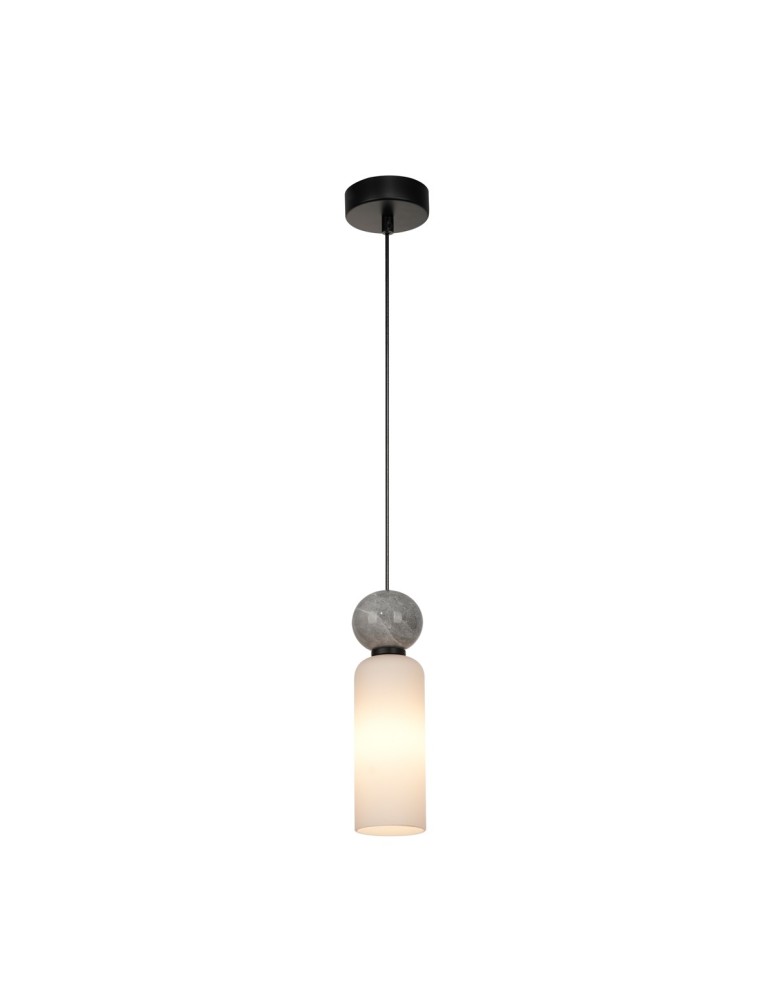 Single pendant lamps - ITALUX Santos Pendant G9 40W Matte Black PND-95331-1-BK - product kolory-swiatla.pl 3