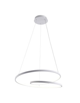 ITALUX Reina Wisząca 1xLED 40W od 3000K do 6000K Biały PND-21692-M-WH