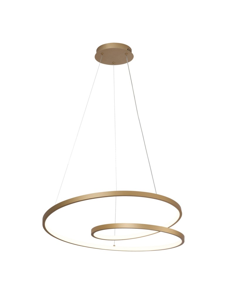 LED pendant lamps - ITALUX Reina Pendant 1xLED 40W from 3000K to 6000K Gold PND-21692-M-GD - product kolory-swiatla.pl 1