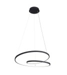 LED pendant lamps - ITALUX Reina Pendant 1xLED 40W from 3000K to 6000K Black PND-21692-M-BK - product 1