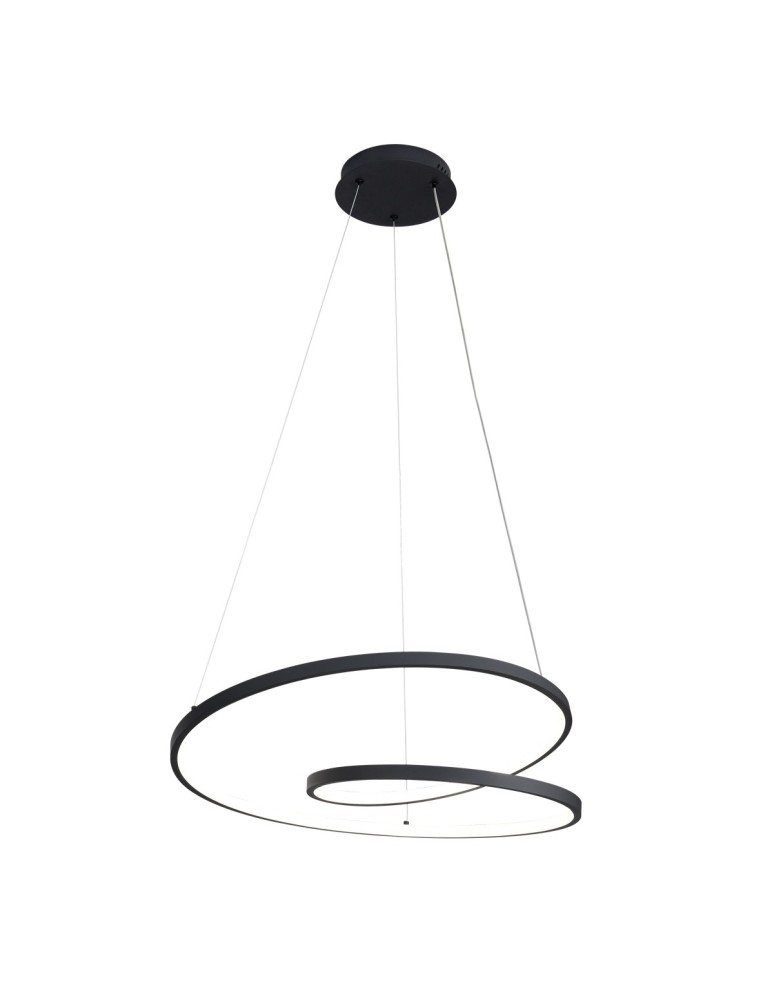 LED pendant lamps - ITALUX Reina Pendant 1xLED 40W from 3000K to 6000K Black PND-21692-M-BK - product kolory-swiatla.pl 1